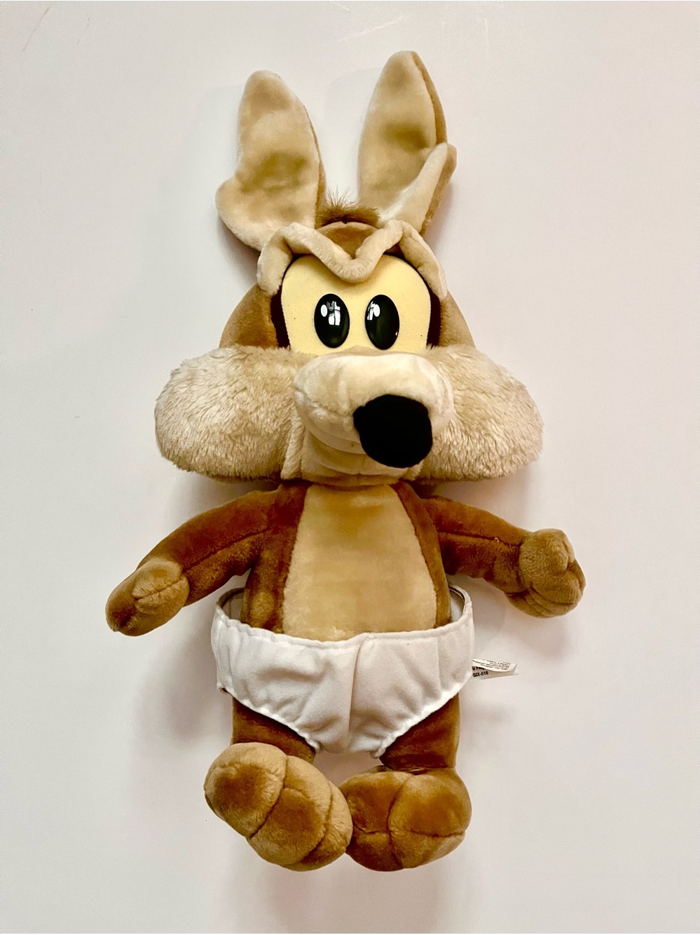 Vintage Six Flags Theme Park Looney Tunes Baby Wile E Coyote Plush 1997